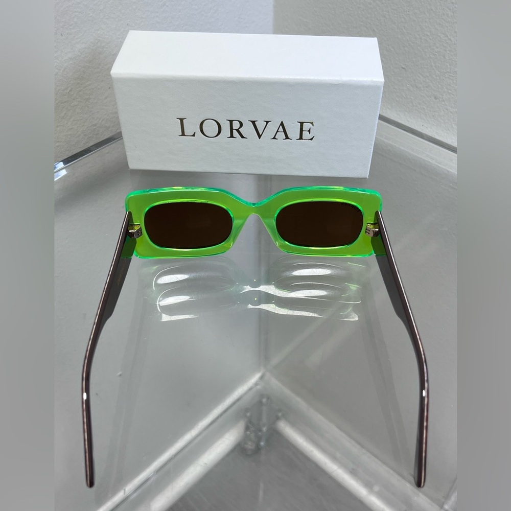 Lorvae Women’s Neon Green Sunglasses - Picture 5 of 9
